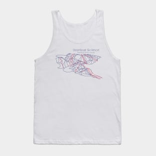 Steamboat Trail Map Blue Tank Top